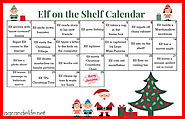 Elf on the Shelf Calendar 2013