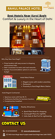 Why Rahul Palace is Among the Best Hotels Near Karol Bagh