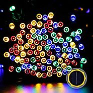 [All-New 200 LEDs]LuckLED Solar Christmas Lights - 72ft LED Fairy Decorative String Lights for Outdoor - Home - Patio...
