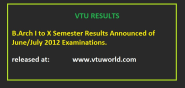VTU Results 2013 VTU B.E, B.Tech, M.Tech, MBA, MCA, B.Arch sem Results results.vtu.ac.in