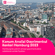 Hamburg'da gayrimenkullerin yatırım amaçlı gayrimenkullere odaklanarak konum analizi