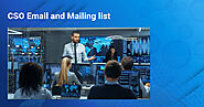 CSO Email List | Premium CSO Contact Database 2023