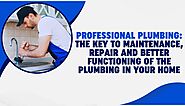 Professional Plumbing: The Key to Maintenance, Repair, and Better Functioning of the Plumbing in Your Home