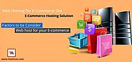 What to Consider While Choosing Web Hosting For E-Commerce Site?