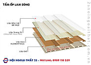 Cấu tạo của tấm ốp lam sóng