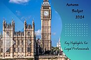 Autumn Budget 2024: Key Highlights for Legal Professionals