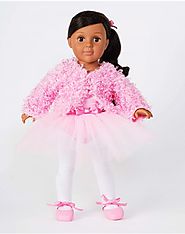 "Pink Ballerina" Dollie - 18 inch Play Doll (Latina)