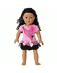 "Pink Love" Doll Clothes Outfit for 18 inch Play Doll