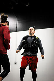 Fitness with weighted vest! Photo credit: Evolution Mixed Martial Arts (MMA)