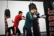 Kickboxing class instructors. Photo credit: Evolution Mixed Martial Arts (MMA)