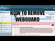 How to Remove Webguard From Your PC