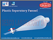 Plastic Separatory Funnel Manufacturers India | DESCO India