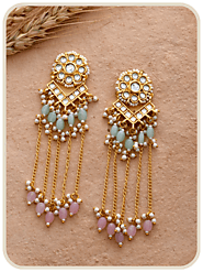 Shop Gold Plated & Artificial Earrings Online | Dastoor Jewels – DASTOOR