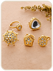 Shop Gold Plated Rings Online - Dastoor Jewels – DASTOOR