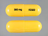 Gabapentin 300 mg( Get IG322 Yellow Capsule)