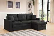 Sectional with pull out bed