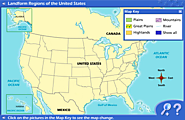 Interactive Map: Landform Regions of the United States