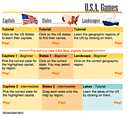 USA Geography - Map Game - Geography Online Games