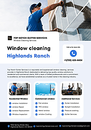 Best Window Cleaning Services Highlands Ranch