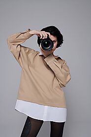 Majo Shirts for Her in White Poplin Collar at Kkoncept