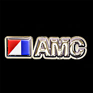 AMC Logo Metal Sign - A Stainless Steel Garage Sign