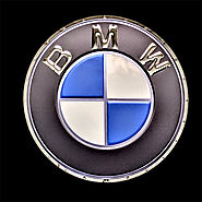 BMW Badge Metal Sign - 22 Inch Stainless Steel Garage Decor