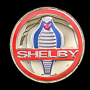 Classic Shelby Cobra Badge Metal Sign