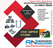 Strut Support Systems manufacturers exporters in India Ludhiana https://www.rnfastenersandfittings.com +91-9855716638