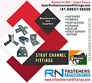 Strut Channel Fittings manufacturers exporters in India Ludhiana https://www.rnfastenersandfittings.com +91-9855716638