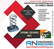 Spring Channel Nuts manufacturers exporters in India Ludhiana https://www.rnfastenersandfittings.com +91-9855716638