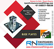 Base Plates / Post Base Plates manufacturers exporters in India Ludhiana https://www.rnfastenersandfittings.com +91-9...