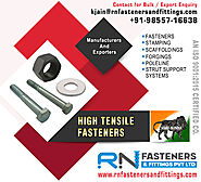 High Tensile Fasteners manufacturers exporters in India Ludhiana https://www.rnfastenersandfittings.com +91-9855716638