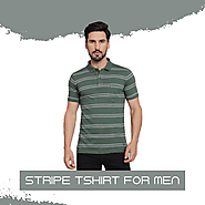 Stripe tshirt for men