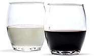Cruvina Plastic Wine Glasses, Stemless, Shatterproof, Unbreakable Crystal Clear Cups, 4 Cups - 13 oz