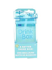 DRINK IN THE BOX Reusable Drink Box, in Blue