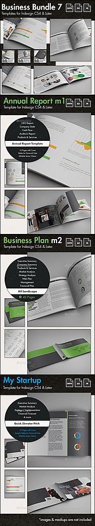Business Templates Bundle 7 - A4 Landscape