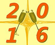 Happy New Year 2016 Vector Designs Free Download