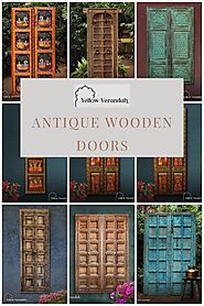 Antique Wooden Doors - Yellow Verandah