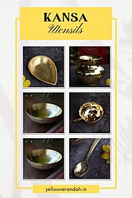 Pure Kansa Utensils Online - Yellow Verandah