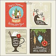 4+ Free Happy Holidays Cards | Designrazzi