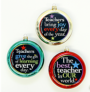 Teacher Ornament Set