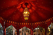 Experience the Magic of Raj Tents and Moroccan Tents