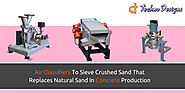 Air Classifiers To Sieve Crushed Sand That Replaces Natural Sand In Concrete Production