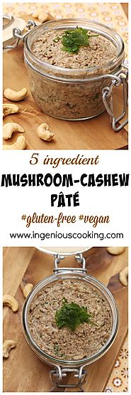Nóri's ingenious cooking: Mushroom-cashew pâté