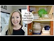 HOW TO Organize Food Storage Containers