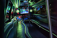 San Antonio Party Bus Interior