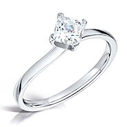 Ahimsa London's White Gold Diamond Rings: Elegance Redefined