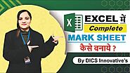 How to Create Marksheet in Advanced Excel in Hindi एमएस एक्सेल में मार्कशीट कैसे बनाएं?