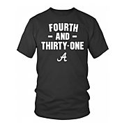 Alabama 4th & 31 Iron Bowl Shirt