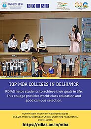 RDIAS: A Leading Institution for Best MBA College in North Delhi
